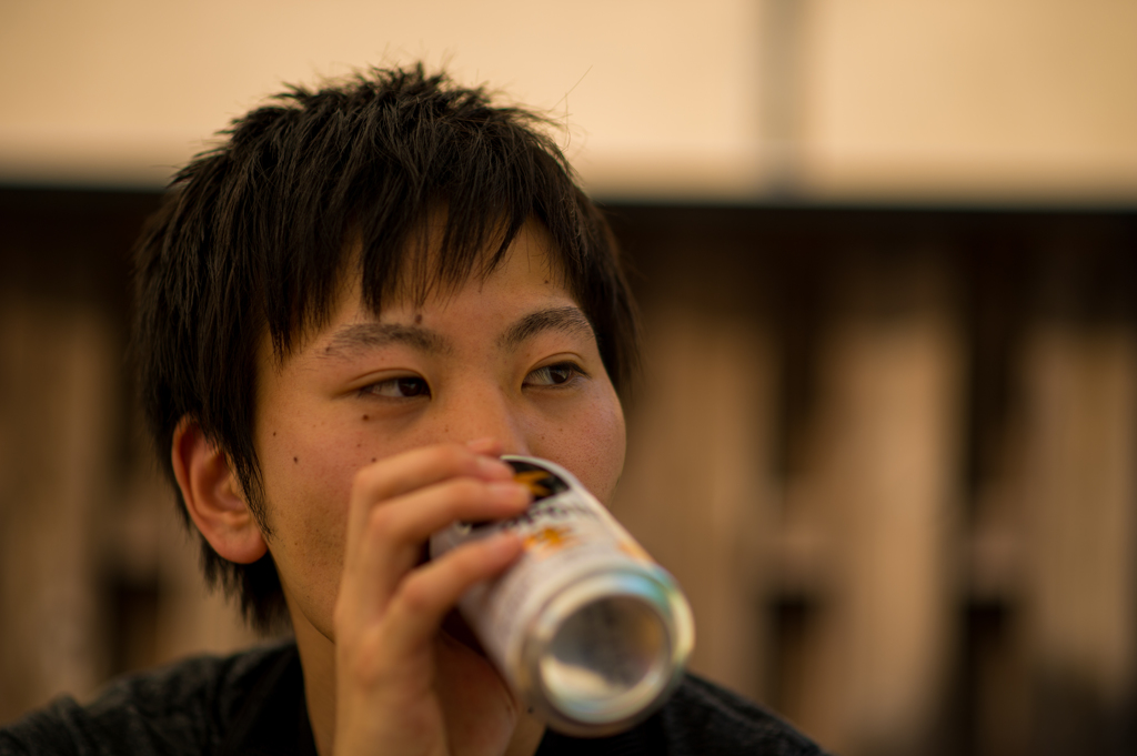 休日の一杯