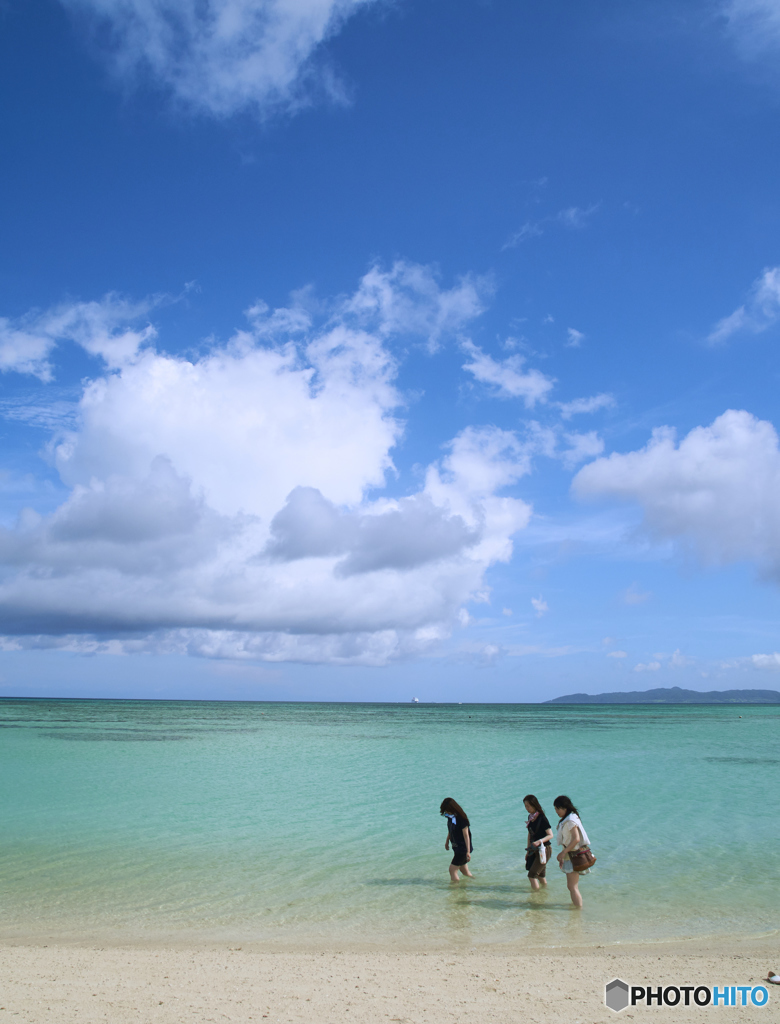 沖縄、夏の竹富島