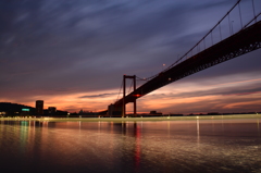 cross a river by a bridge