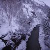 雪景色～静かに川は流れる～