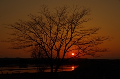 静かな夕暮れ
