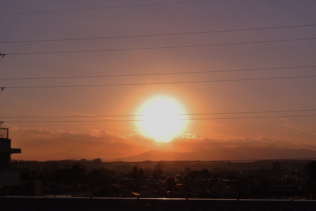 夕日２