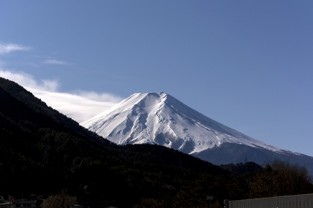 中央高速側からの富士山