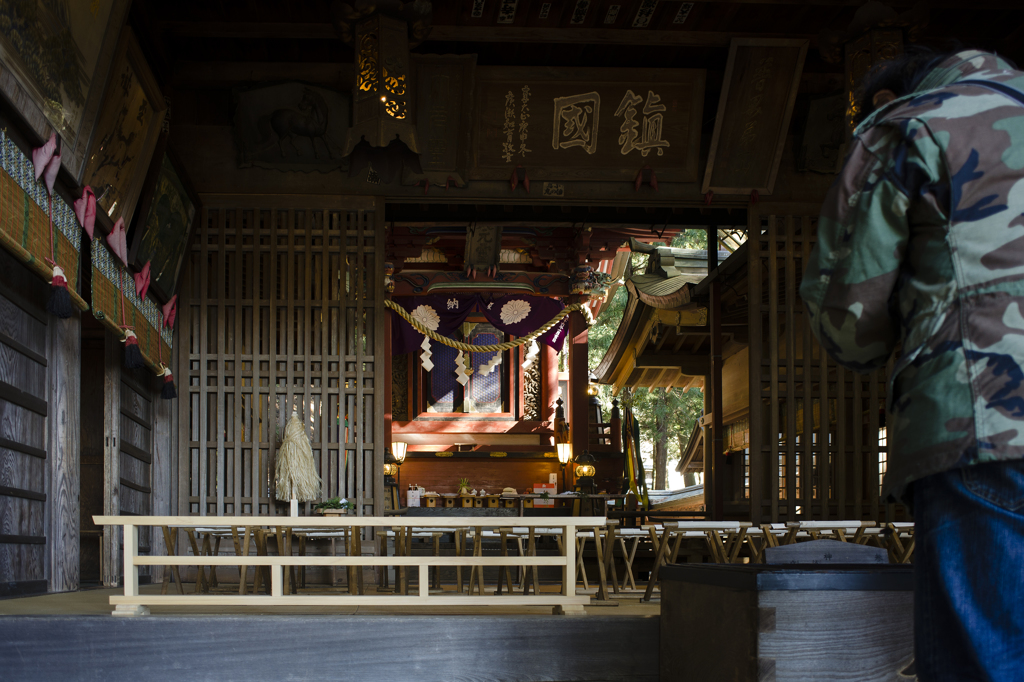 河口浅間神社初詣。