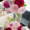 いただきものの薔薇。