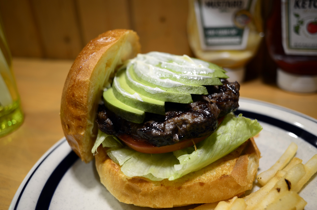 大阪でハンバーガーw