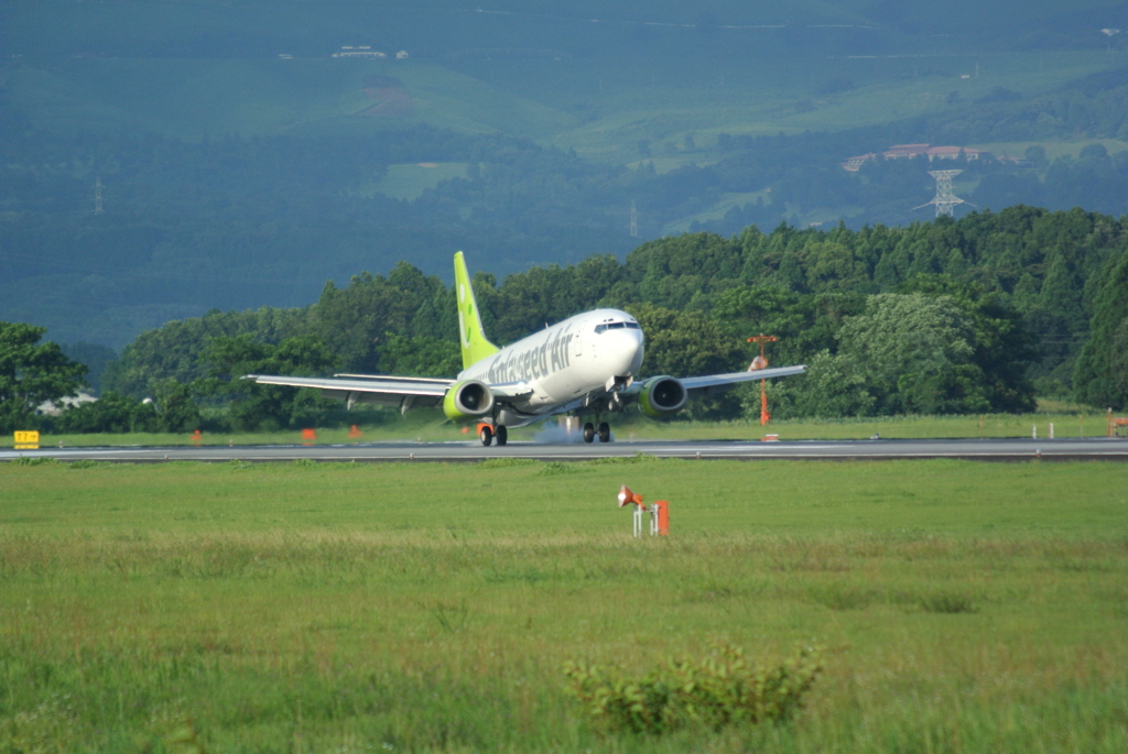 阿蘇・熊本空港にて３