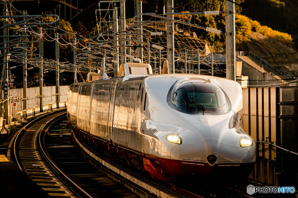 嬉野駅着