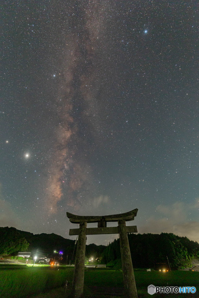 田園の鳥居