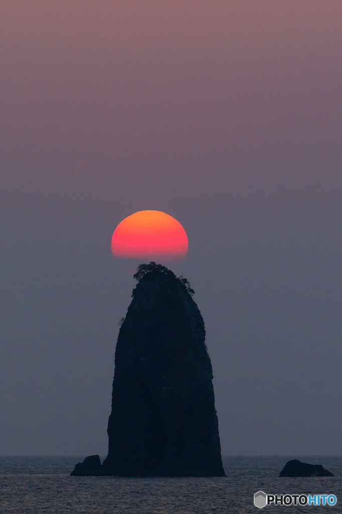 夕日17：30