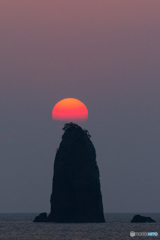 夕日17：30