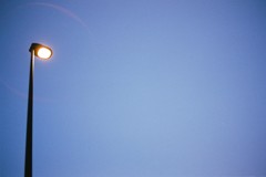 夏の電灯。
