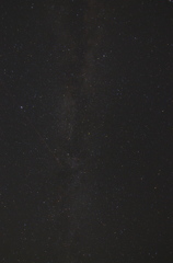 星空と飛行機