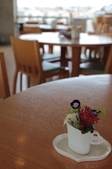 喫茶店にて