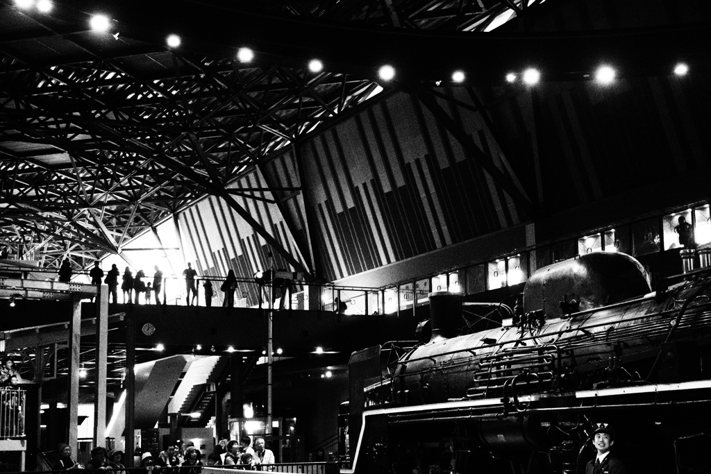 THE RAILWAY MUSEUM monochrome