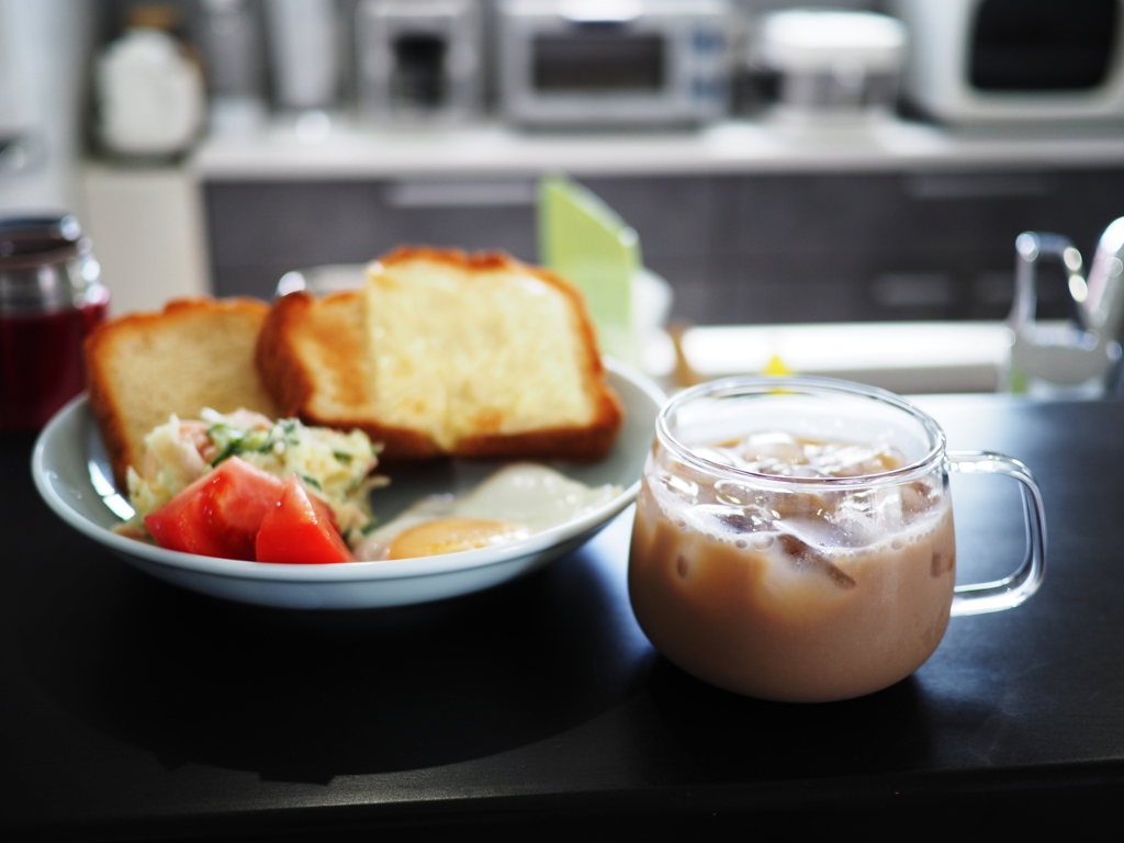 夏の朝食
