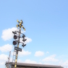 青空の下で