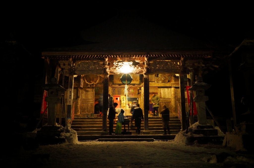 富山馬頭観世音の初詣