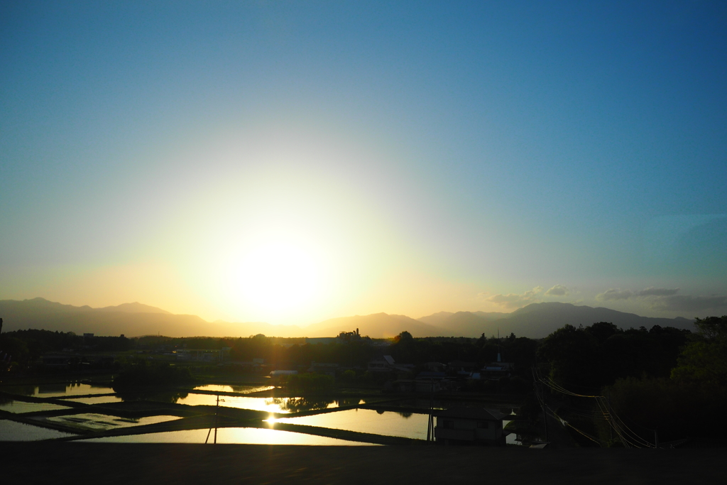 東北新幹線の車窓から