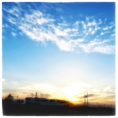 一日が終わる頃に。