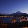 夕暮れ富士