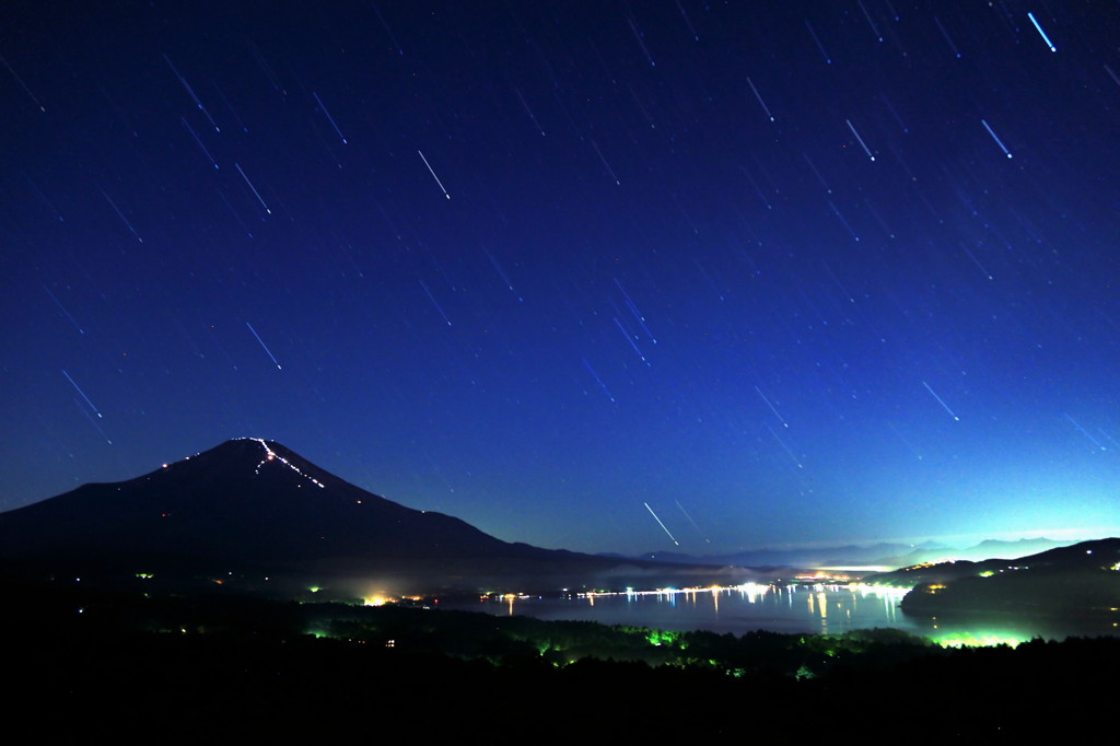 星降る富士