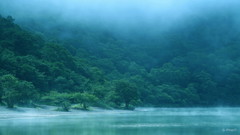 霧降の沼