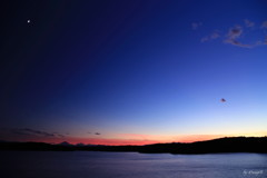 夏の夕の静けさ
