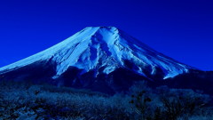 富士雪景