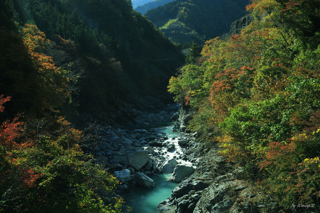大血川渓谷
