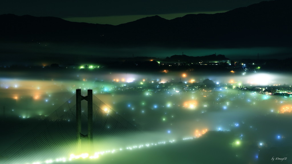 エメラルドの夜景