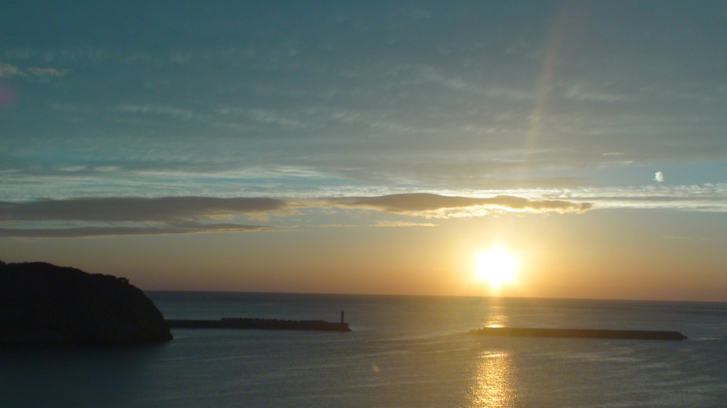 南伊豆の夕日