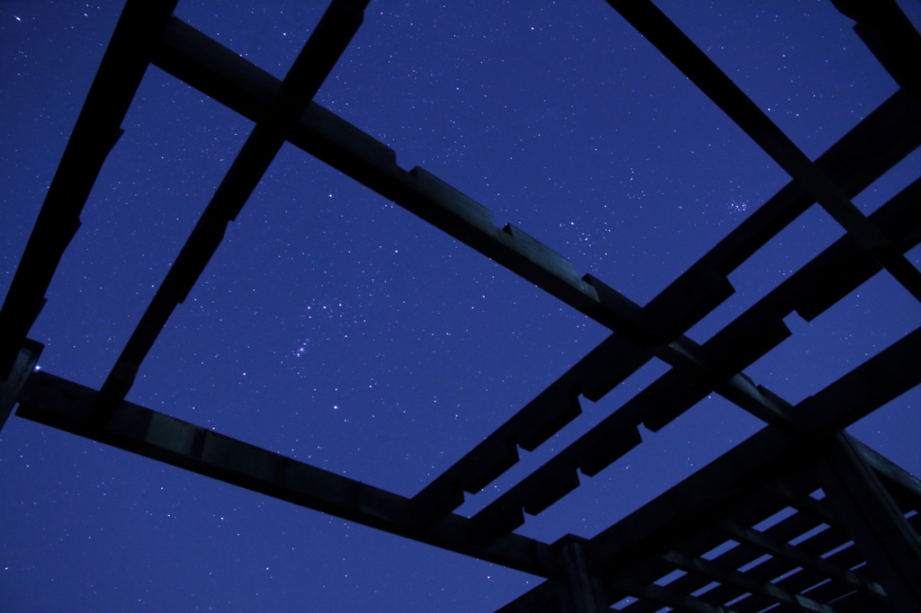 星空と格子