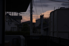 今日の夕焼け