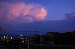 夕暮れ際