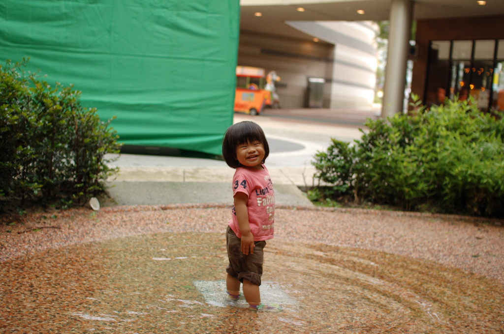 水遊び