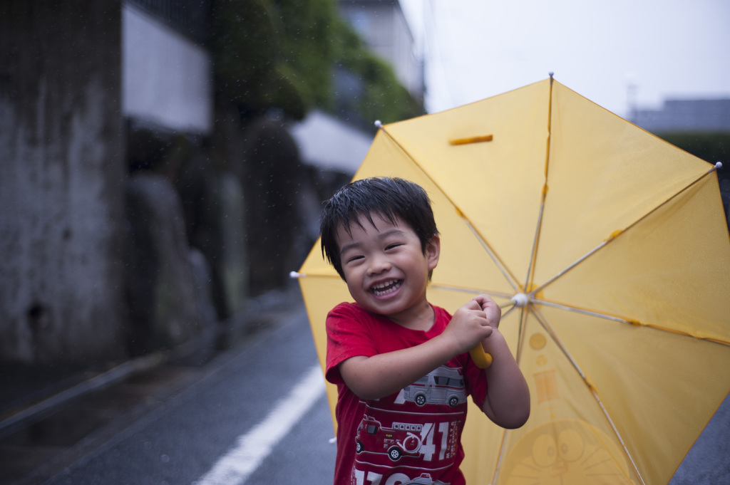 雨の日のさんぽ