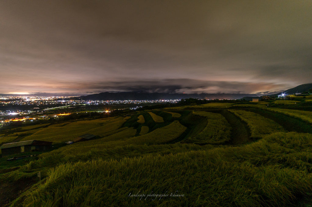 棚田夜景