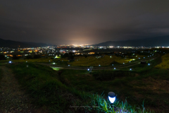 棚田の夜