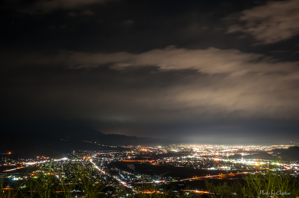 善光寺平夜景