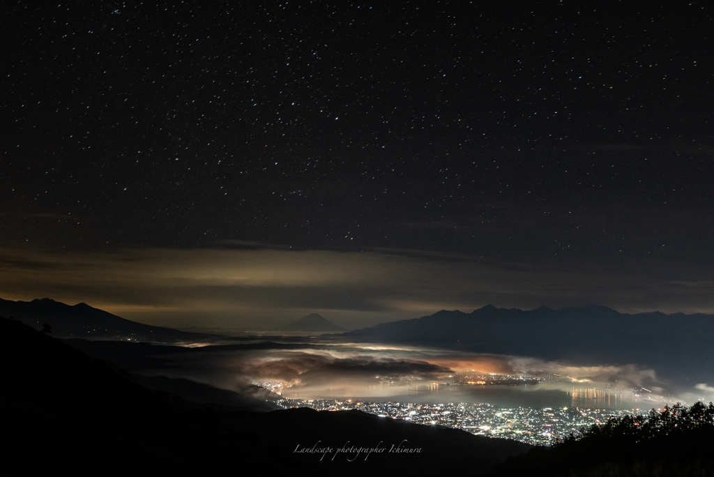 高ボッチからの夜景