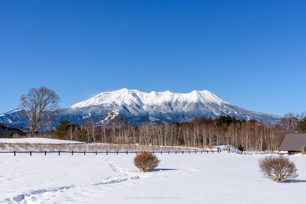 冬の御嶽山