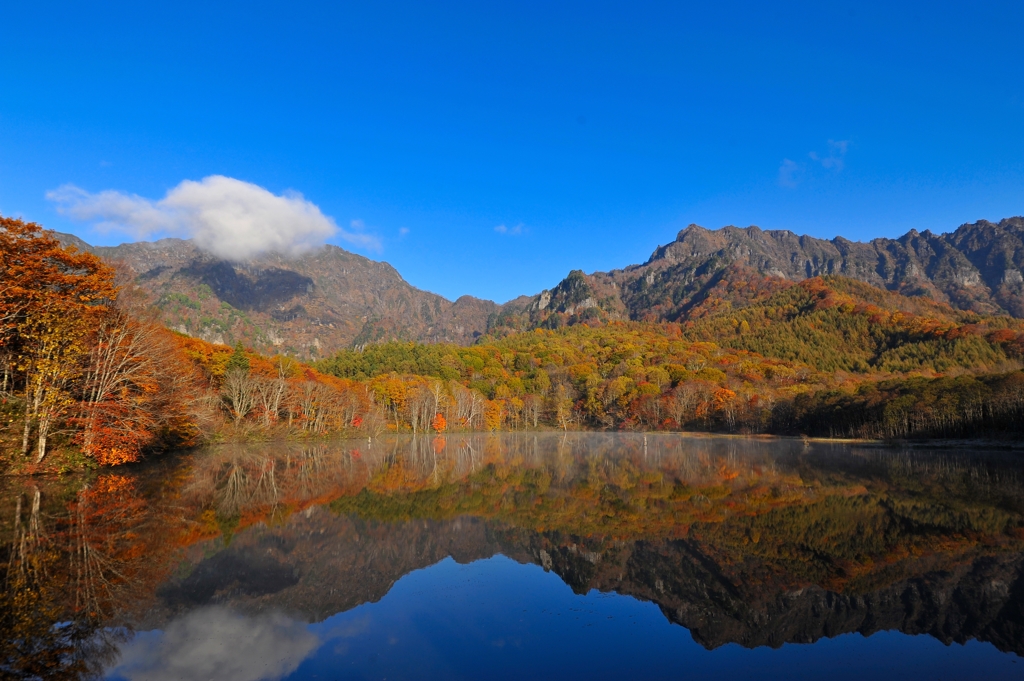 2013戸隠鏡池紅葉