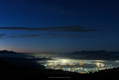 諏訪湖夜景