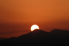 夕日２