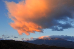 御岳山朝焼け