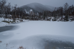 雪の「まいめの池」