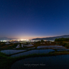 棚田の夜