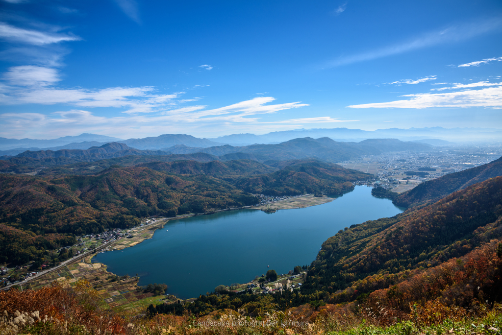 木崎湖の朝