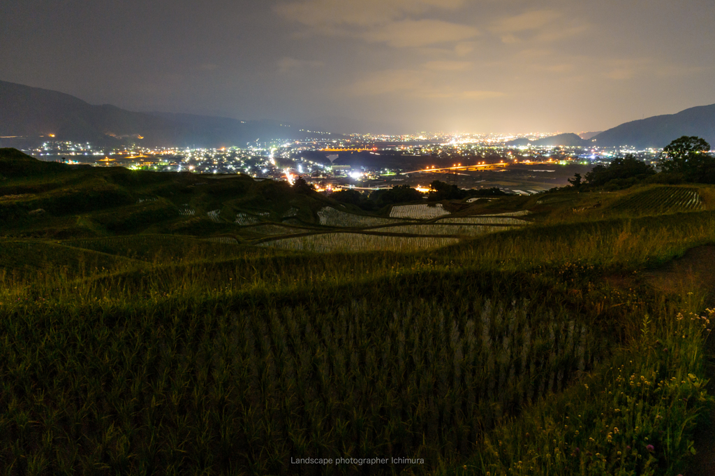 棚田夜景２